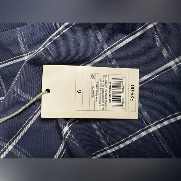 A New Day Navy Checkered Trousers - Picture 3 of 3